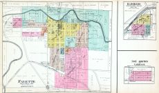 Fayette, Eldorado, Sims Addition to Fairbank, Fayette County 1916